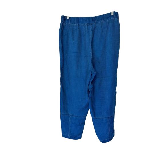 J. Jill Indigo Pure Jill Blue Chambray Denim Pull on Stretch Pants Medium Petite - Picture 11 of 15